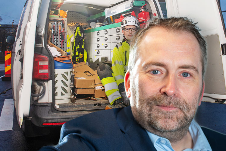 Jonas Rostedt Fleet manager på Omexom.