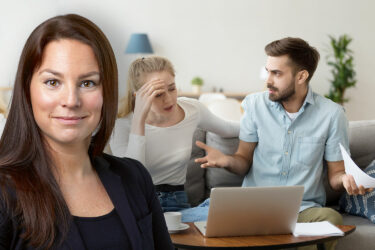 Paret hävdar att de inte är skyldiga att betala förrän allt arbete är utfört. Entreprenadjurist Betti-Ann Pettersson reder ut. Foto: Getty/Montage