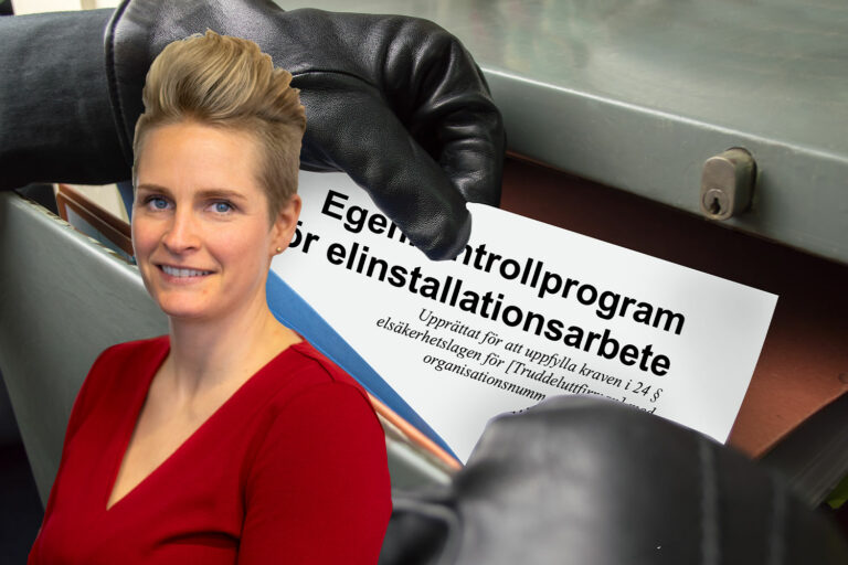 Cecilia Axelsson, vi får inte se vårt egenkonrollproggram, är det ok?