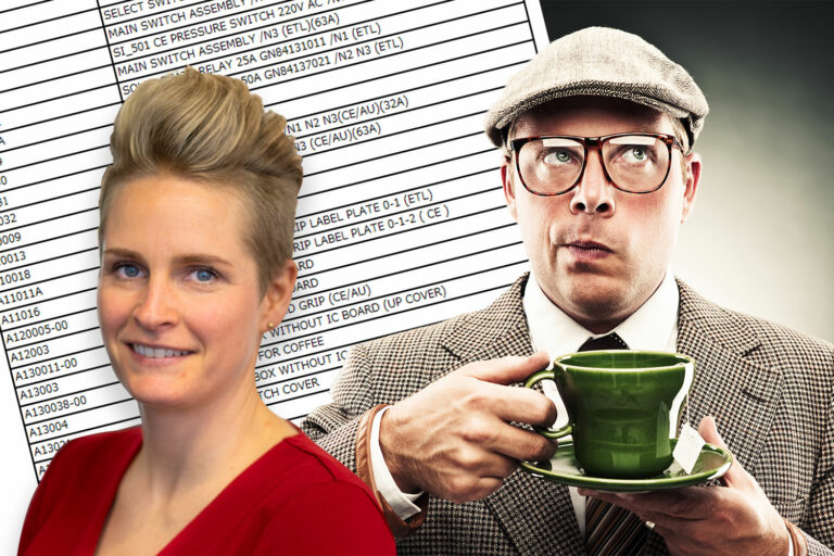 Cecilia Axelsson svarar på frågan om det är okej att gruppförteckningen är på engelska