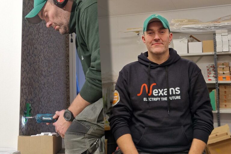 Anders Brunnegård, elektriker på Brunnegårds elteknik.