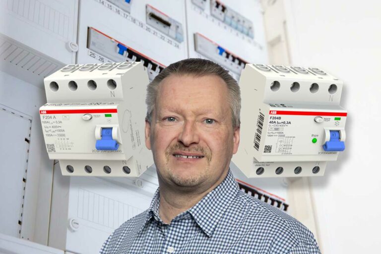 Leif Lundberg, specialist på ABB. Bild: ABB / Bakgrundsbild: Getty images (montage)