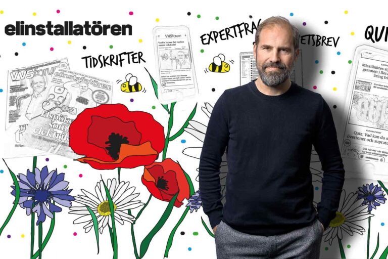Fredrik Karlsson, chefredaktör för Elinstallatören och VVS-Forum.