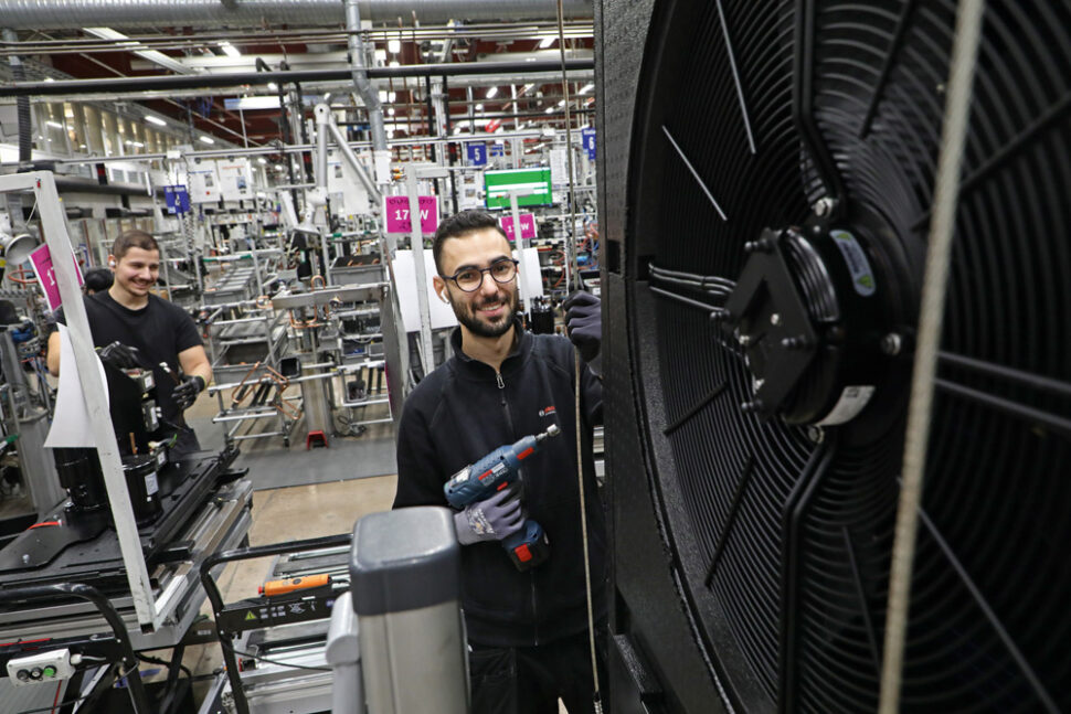 Från vänster: Florijan Gaski och Ashraf Zaour. Foto: Jeppe Gustafsson