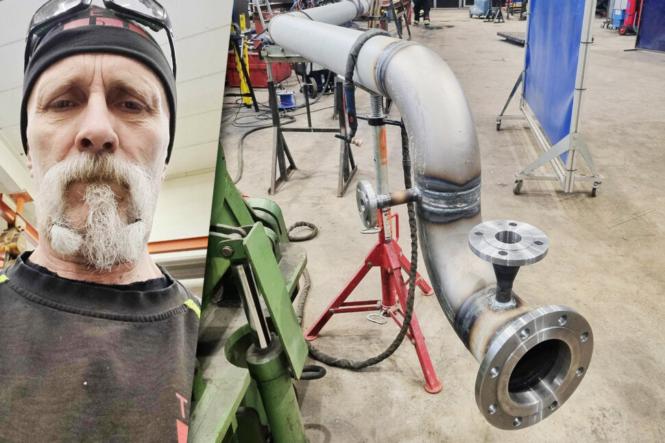 ”Ett rör var 1 300 mm – ovanligt att ha tigsvets till det” - VVS-Forum