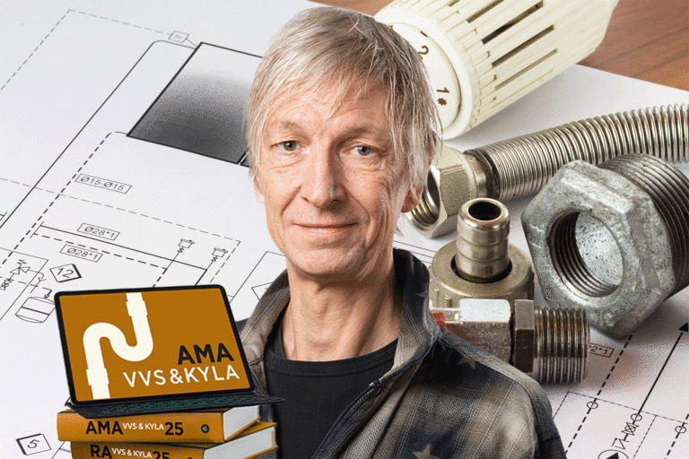 AMA VVS & Kyla 2025. Svensk Byggtjänst, Jan Fredriksson.