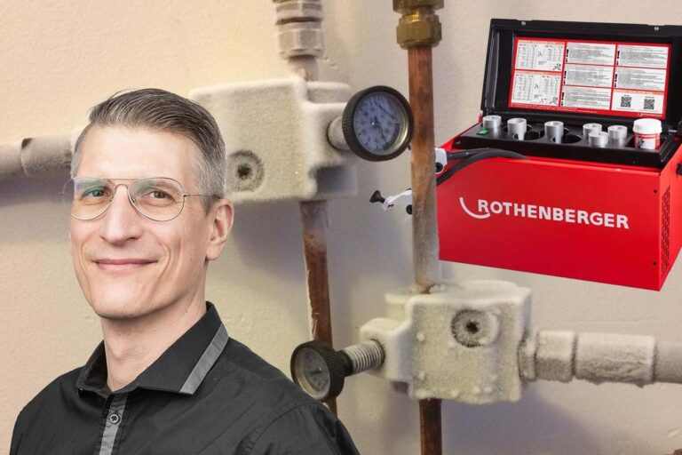 VVS-teknikexperten Björn Wettervik tipsar rörmokare om hur man jobbar med att frysa rör med rörmaskin