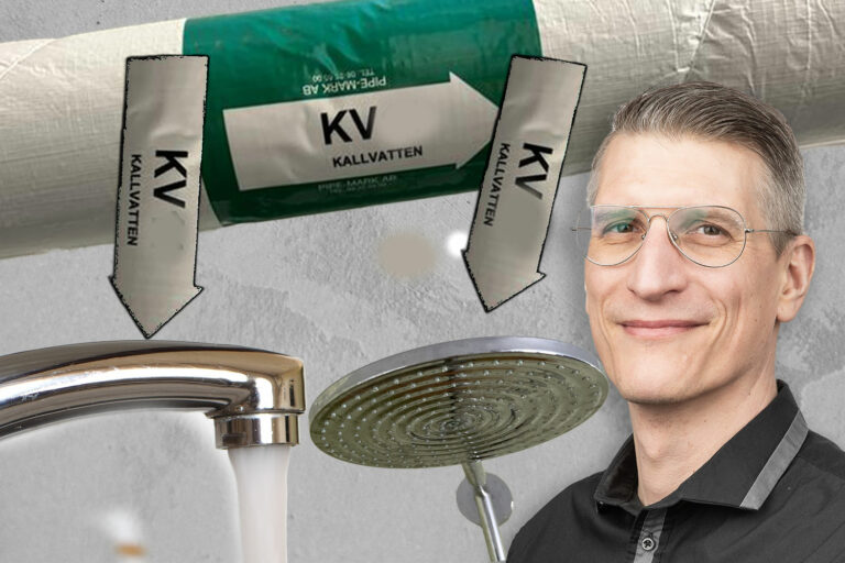 Vattenledningar i källare. Björn Wettervik, Installatörsföretagen