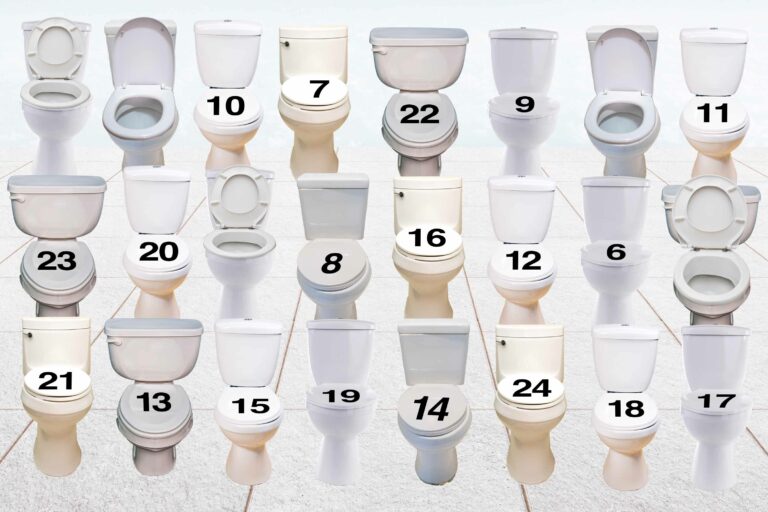 Lucka 6 döljer sig under toalettlock 6.