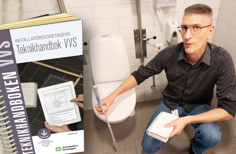 En stor utredning som gjorts inför utgåva 22 av Teknikhandboken är att försöka reda ut vilken höjd en vägghängd/väggmonterad wc skål/stol skall monteras på, berättar Björn Wettervik.