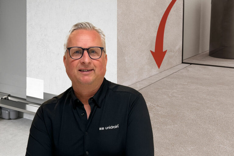 Unidrains väggnära golvbrunn har inte fått samma genomslag i Sverige som i Danmark.