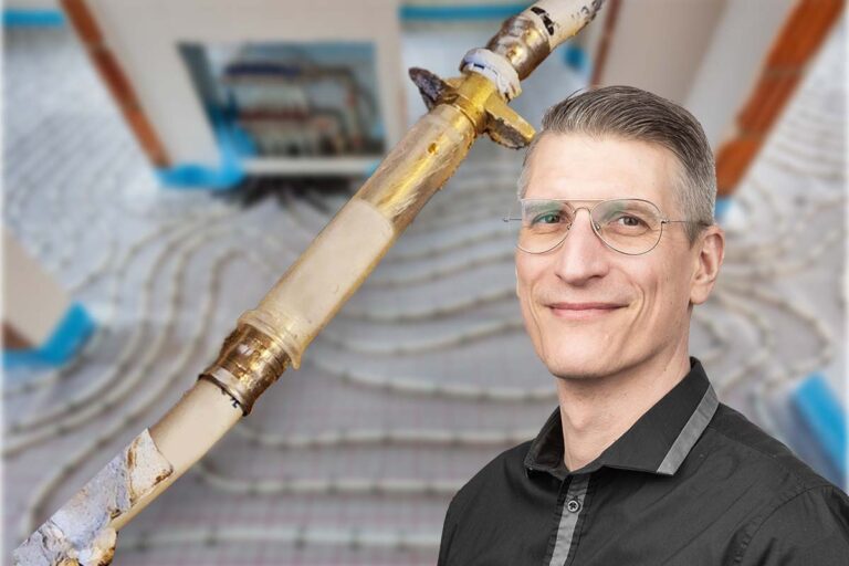 Några hantverkare borrade i golvet och träffade en golvvärmeslang, kommer skarven att göra värmen sämre nu? Installatörsföretagens VVS-teknikexpert Björn Wettervik svarar.