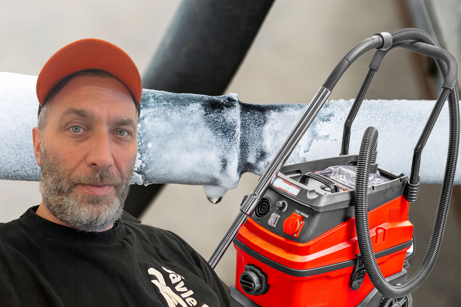 Dammsugare för att suga bort isproppar, är det bra idé?