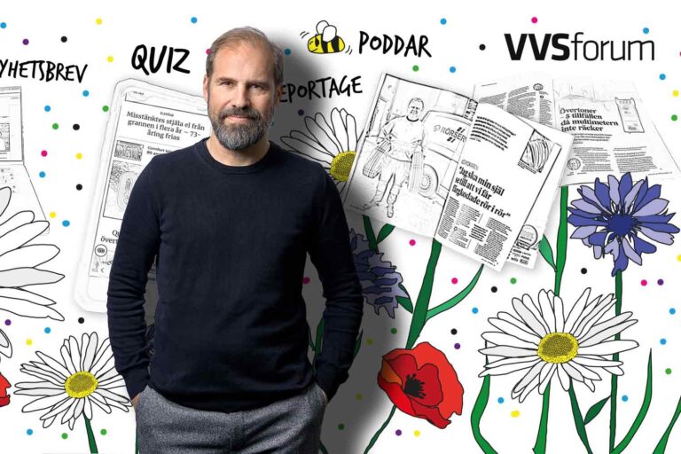 Fredrik Karlsson, chefredaktör för VVS-Forum och Elinstallatören.