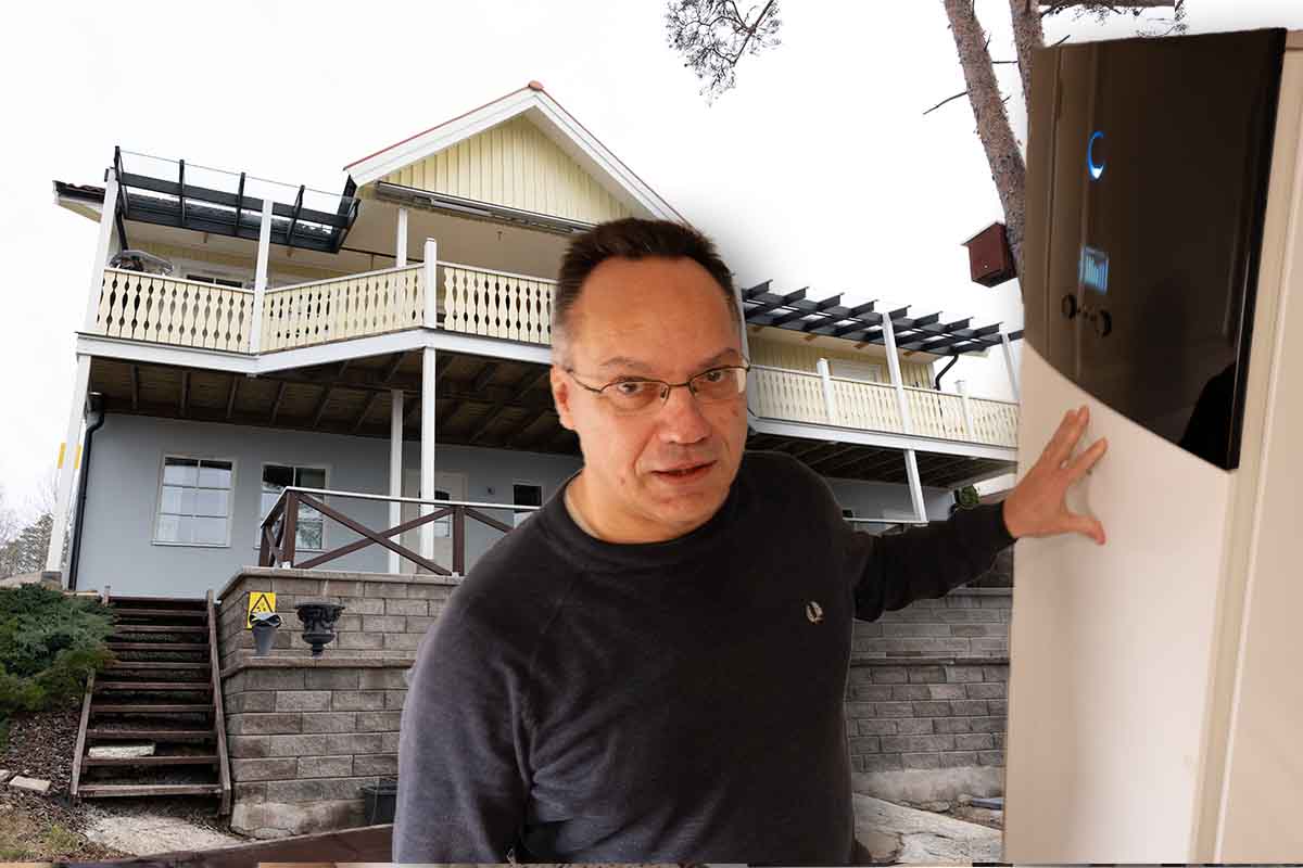 Per Forsberg valde bort värmpeumpsjättarnas paketlösningar och kom ner avsevärt i pris.