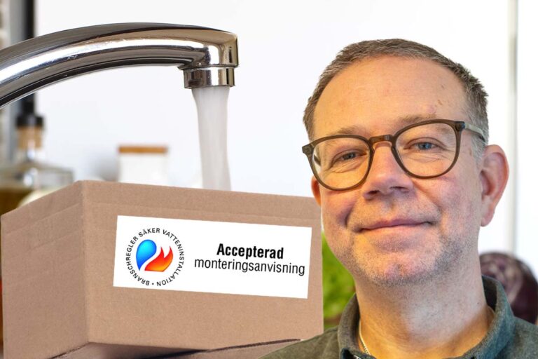 Pierre Lundborg på Säker Vatten om vad loggan kan garantera
