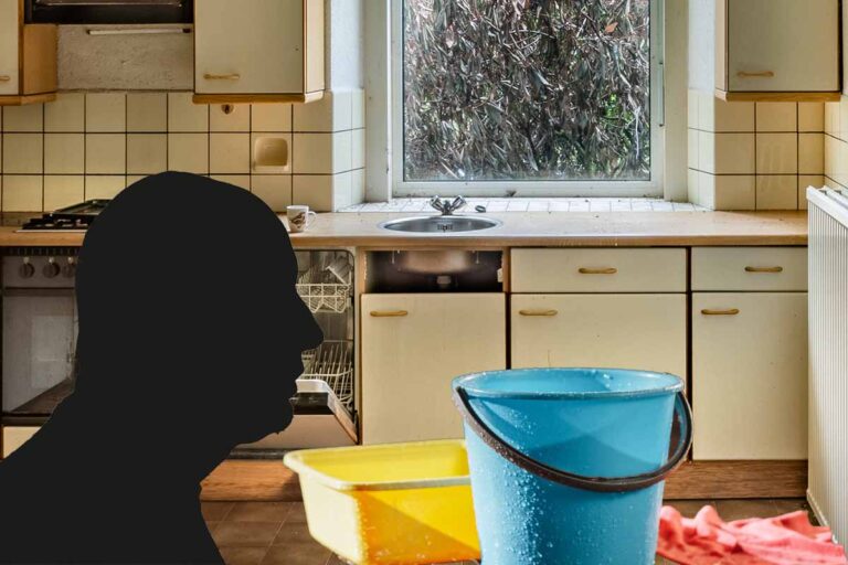 Rörmokaren lyckades inte åtgärda läckorna trots flera försök, berättar kunden.